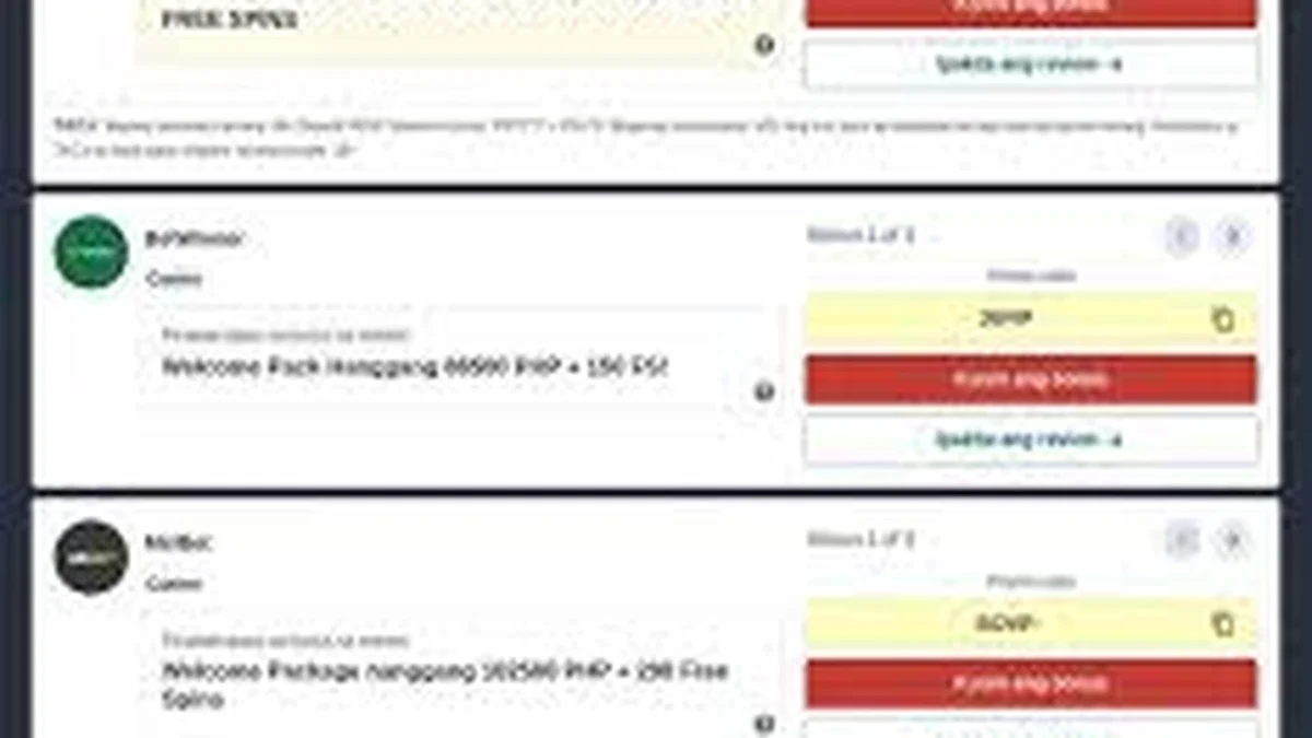 Minimum 50 Pesos Deposit Casinos 2026 - YamanPlus Philippines